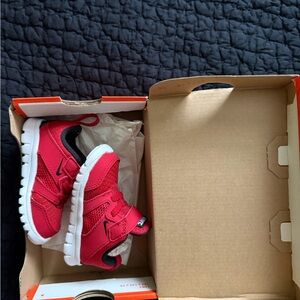 Nike Kids Red and Black Sneakers